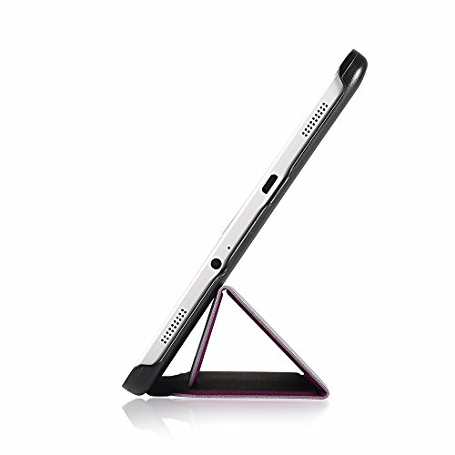 Samsung Galaxy Tab S2 8.0 Hülle, EasyAcc Ultra Dünn Case mit Standfunktion Auto Wake up Sleep PU Leder Hüllen für Samsung Galaxy Tab S2 T719/ T715N 20.31 cm (8 Zoll) Tablet-PC (Lila, Kunstleder) - 5