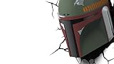 Star Wars Boba Fett Light FX LED Kinderlampe -Nachtlicht für kinder mit automatische Abschaltung und wandaufkleber - 3