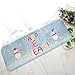 Produktbild kooco Weihnachten Cartoon Druck Wohnzimmer Teppich Lovely Kinder Mats Fußmatte Home Teppiche Wasserdicht Rutschfest Tapete, Fleece, 1, 400mm x 1200mm