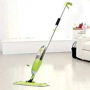 Kresal Spray Mop, 2 in 1, Liquid Dispenser and Movable Handle, High Absorbent Microfiber, for Wet and Dry Surface, Marble Flooring, Tiles Cleaning