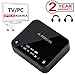Price comparison product image 2018 Avantree Audikast aptX LOW LATENCY Bluetooth 4.2 Audio Transmitter for TV PC (Optical Digital Audio, 3.5mm AUX, RCA, USB) 30M Long Range, Dual Link for Two Headphones, No Delay