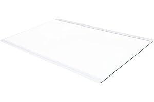 sparefixd Adatto per ripiano in vetro Bosch e bordo bianco 45,5 x 29,8 cm frigorifero