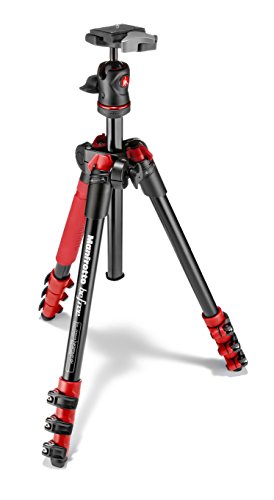 Manfrotto Befree Reisestativ aluminium rot
