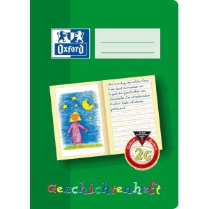 Preisvergleich Produktbild Oxford 10 x Geschichtenheft 16 Blatt A5 Lineatur 2G