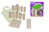 Eichhorn 100004541 – Outdoor Schach – aus Holz – mit Beutel – Höhe: 30cm - 7