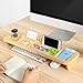 Produktbild fghfhfgjdfj Wood Computer Monitor Stand Riser Laptop Shelf Desk Organizer with Keyboard Storage Adjustable Height for Office School