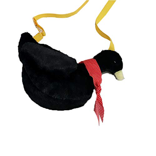 Preisvergleich Produktbild Longzjhd Frau Fegen Ente Tasche niedlich Plüsch-Umhängetasche Mädchen Mode Cartoon Ente Umhängetasche Rucksack Beutel Tasche Sport-beutel Rucksack Leinwand Reise Tasche