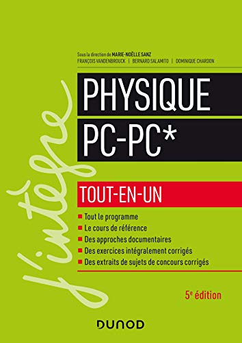 Télécharger Physique PC-PC* tout-en-un - 5e éd. (Concours Ecoles d'ingénieurs) Francais PDF