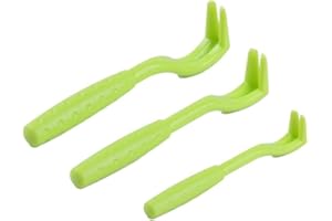 RY-EARL Zeckenhaken für Hunde Katze, Tick Remover Mit den drei verschiedenen Größen lässt sich jede Zeckenvariante kurz und knapp entfernen, zeckenhebel Zecken entfernen schnell und Sicher ，Grün