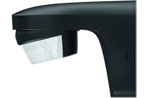 Theben 1010501 theLuxa S150 BK - Détecteur de Mouvement (PIR) - Couverture Angulaire 150° - pour l'extérieur - Noir