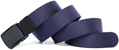 VEASTI Mens Canvas Web Belt Breathable Military Tactical Men Military Style Fully Adjustable with Black Plastic Buckle