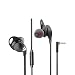 Envent Beatz 302-Black Flat Cabled Earphone with Mic RS.499.00