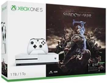 Microsoft Xbox One S 1TB with Shadow of War