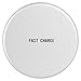 Produktbild Fast Wireless Ladegerät, Wireless Charger, Kabelloses Ladegerät, Drahtlose Induktive, Induktion Ladegerät für iPhone X/ iPhone 8/ 8 Plus,Samsung Galaxy S9/ S9 Plus/ S8/ S8 Plus/ Note 8/ S7/ S7 Edge und weitere (Weiß)
