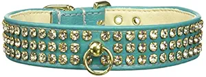 Mirage Pet Products No.73 Dog Collar, 16-inch, Turquoise