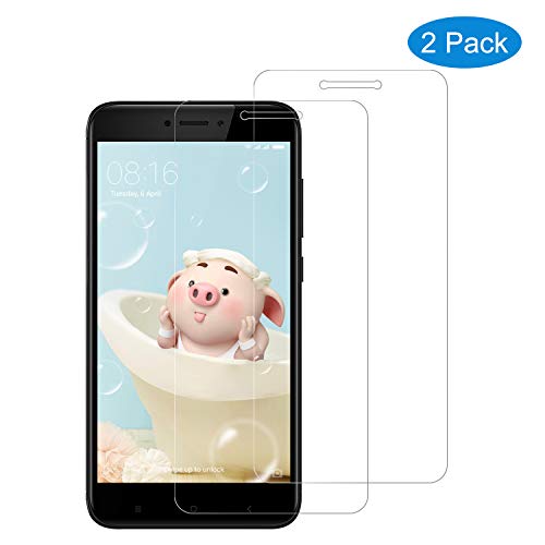 CNXUS [2-Unidades] Cristal Templado para Xiaomi Redmi 4X, Protector de Pantalla Xiaomi Redmi 4X, Vidrio Templado con [2.5d Borde Redondo] [9H Dureza] [Fácil Instalación]
