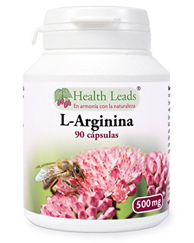 L-Arginina 500mg x 90 cápsulas (no estearato de magnesio)