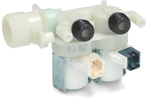 BSSTORE C00110333 Electroválvula para lavadora Carga Agua 2 Vías 180° - Compatible Ariston, Hotpoint, Indesit - 482000022813