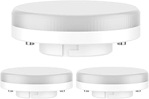ledscom.de 3 sztuki żarówki LED GX53, ciepła biel (2700 K), 6,2 W, 509 lm, 97°, matowa