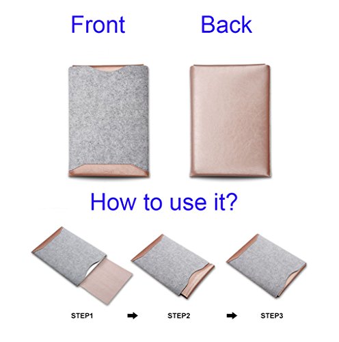 Super moderne Nachahmung Leder u  Filz Laptoptasche Tablette-Kasten-Mausunterlage-Aktenkoffer   Computer-Beutel   Laptop-Kasten   tragen Kasten zum 11