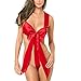 Produktbild Damen Dessous Weihnachten Luckycat Christmas Fashion Women Bow Rassige Unterwäsche Gewürzanzug Versuchung Unterwäsche Nachtwäsche Unterwäsche Reizwäsche Dessous-Sets