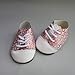 Produktbild DishyKooker Sport-Sneaker mit Spitze für 45 cm Rebirth Puppen-Zubehör Mg03 Pink