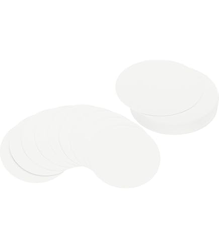 PATIKIL 36 Cerchi In Cartoncino Da 4 Pollici (10 Cm) - Ritagli Rotondi Spessi Per Fai Da Te, Decorazioni, Lavagne, Biglietti - Bianco - 3