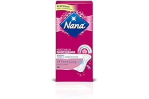 HYGIÈNE BEAUTÉ Nana - Protège-Lingerie Extra Long Fraîcheur Quotidienne - 24 Protèges - Lot De 4 - Vendu Par Lot - Livraison Gratuite En France