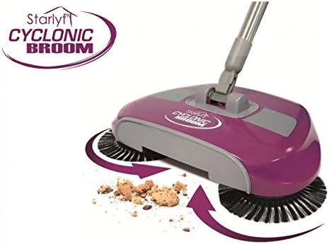 Broom Rotating Wireless, With Triple Brush, Cyclonic Broom