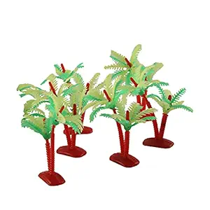 MSQUARE Artificial Mini Tree for 3-D Models, Project Making, Hobby Crafts, Bird Houses, Toys Pack of 4