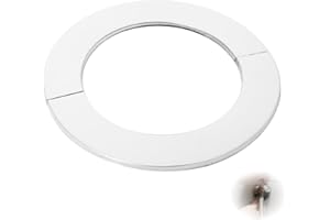 Flewdart Rosace cheminée 100mm Murales en Acier Inoxydable, rosace conduit tuyau 100 mm diametre 101 x 150 x 5mm Résistant à la Chaleur pour Chaudières(100mm 1pcs)