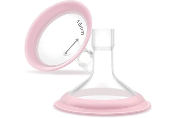 Maymom MyFit Shields, série Pano ; Compatible avec le tire-lait Medele - PersonalFit, Freestyle, Harmony, Maxi, Freestyle Flex Connector ; Connectez-vous au connecteur large/étroit Maymom, 2 pièces