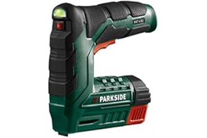 SEA&ALP PARKSIDE PAT 4 B2 Agrafeuse électrique sans fil 4 V (1300 mAh) avec 1000 agrafes