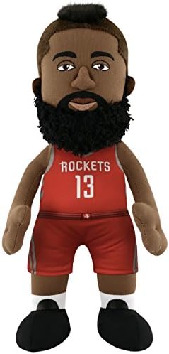 James Harden 10'' Poupluche - Icon Jersey - 2017/18 Houston Rockets