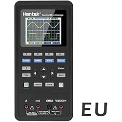 HEIRAO 2 en 1 Osciloscopio Digital + multímetro, 2 Canales, 40 MHz, Pantalla LCD, osciloscopio y multímetro, USB portátil