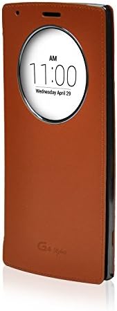 VOIA Cell Phone Case for LG G4 Stylus and Tmobile G4 Stylo - Retail Packaging - Brown