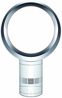 Dyson Air Multiplier AM06 Tischventilator (10 Stufen, 26 Watt, Sleep-Timer, Fernbedienung) wei&szlig;/silber