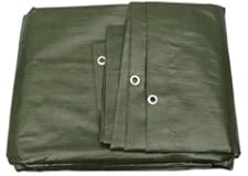 Abdeckplane Gewebeplane Premium Line 140g/m² grün, 2m x 3m = 6m², 25 verschiedene Größen wählbar!! Schutzplane Bootsplane Hol