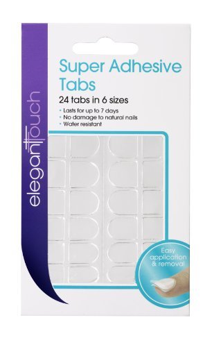 Elegant Touch Super Adhesive Acrylic False Nail Tabs