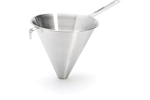 De Buyer - Passe-sauce "Chinois" en inox perforé - Diamètre 23 cm -, Argent