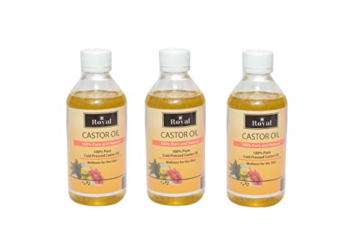 Royal Pure Cold pressed Castor oil 600ML(Pack of 3- 200mlx3) RS.279 (63.00% Off) - Amazon