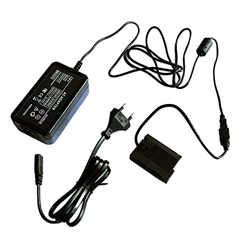 Preisvergleich Produktbild Hochleistungs-Netzteiladapter Ladekabel Kabelsatz Schwarz Durable EH5A + EP-5B für Nikon D7500 SLR-Kamera