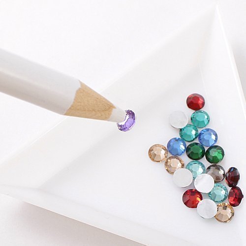 Accessotech Rhinestones Picker Pencil Nail Art Gem Jewel Setter Pen Picking Tool Wax Crystal