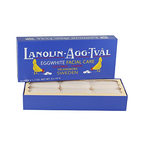 Lanolin-Ägg-Tval Seifenset, 6 x 50g