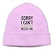 Produktbild Sorry I Canâ€t My Sims Family Needs Me New Winter Hats Knitted Twist Cap Thick Beanie Hat Pink