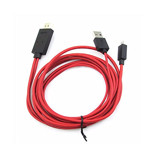 thanly MHL 11 Pin Micro-USB zu 1080p HDMI HDTV Kabel Adapter Kordel | Handy zu TV Kabel für Samsung S3 S4 S5 Note2 3 - 5