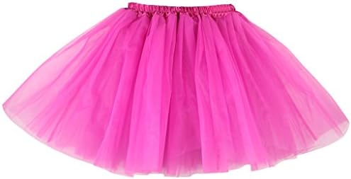 Women's Adult Tutu Skirts Petticoat Ballet Dress-Up Fancy Dress Mud Run Hen Party 3 Layer Underskirts for Evening Christmas Halloween