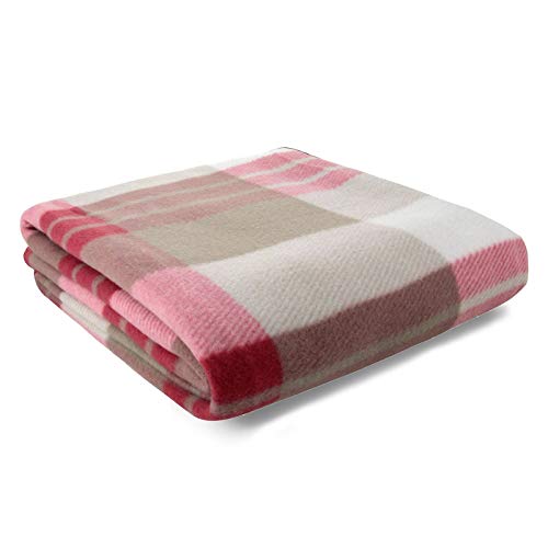 Ideal Textiles, Tartan Check Polar Fleece, Throw Blanket, Suitable for Chair or Bed, Machine Washabl