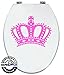 Produktbild Grafix Aufkleber ROSA Krone für Pressalit WC Toiletten Deckel