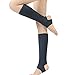 Produktbild Tukistore Damen Warme Gestrickte Socken Beinlinge Stiefel Häkeln Lange Leg Warmers,Yoga Socken Beinwärmer Knit Gamaschen Gestrickte Socken (Navy blau)